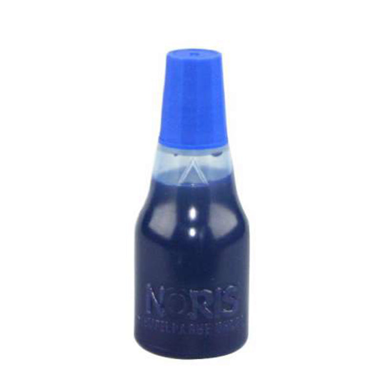 בקבוק עם דיו כחול לחידוש חותמות.