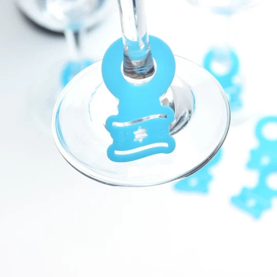 כוס יין עם דגל ישראל