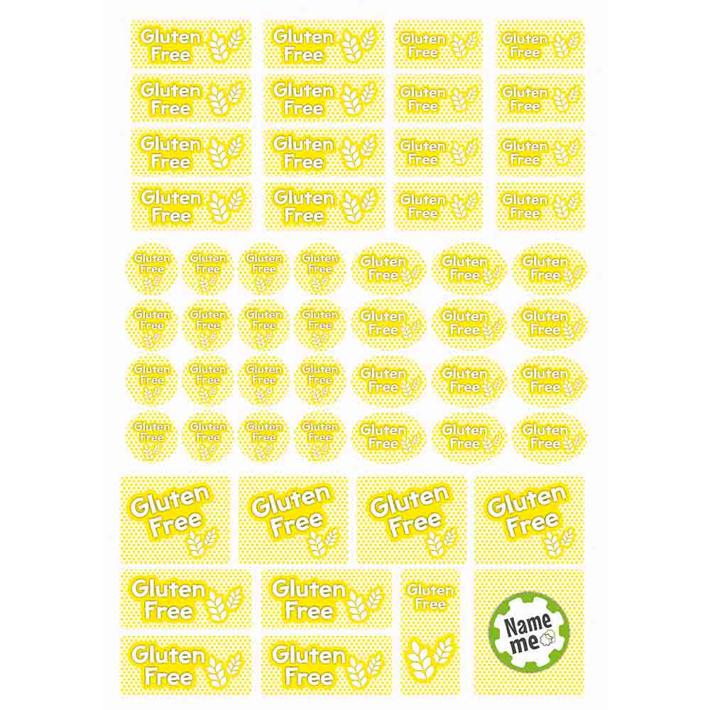 מדבקות לסימון גלוטן