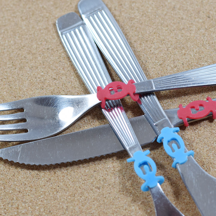 תגיות סיליקון לסימון סכו"ם