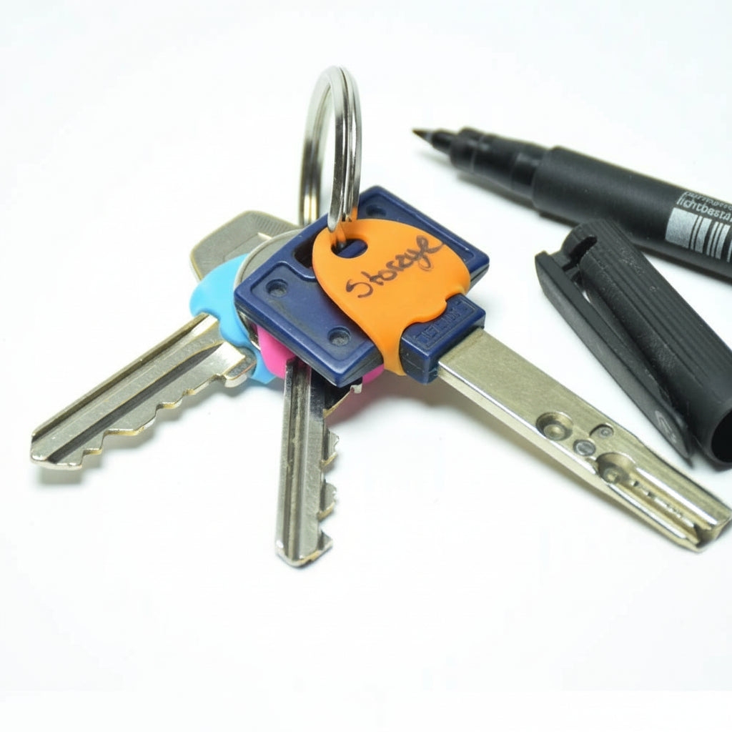 מפתח פלדלת עם סימון מסיליקון שניתן לכתוב עליו