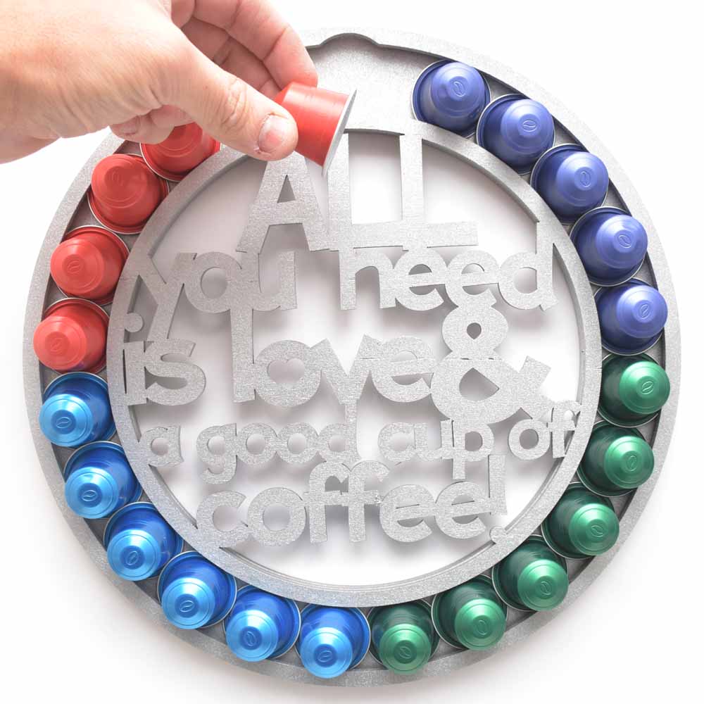 מתנה יפה ליום האהבה מתקן לקפסולות קפה