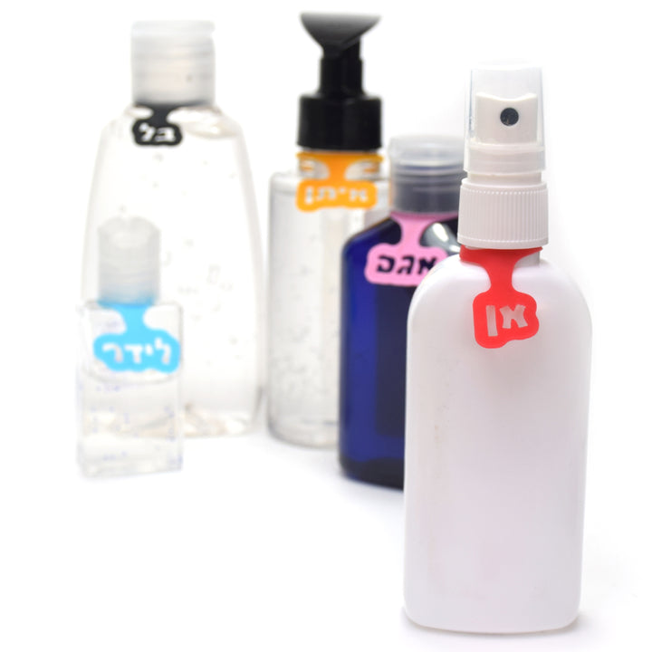 בקבוק אלכוהול ג'ל עם שם הילד