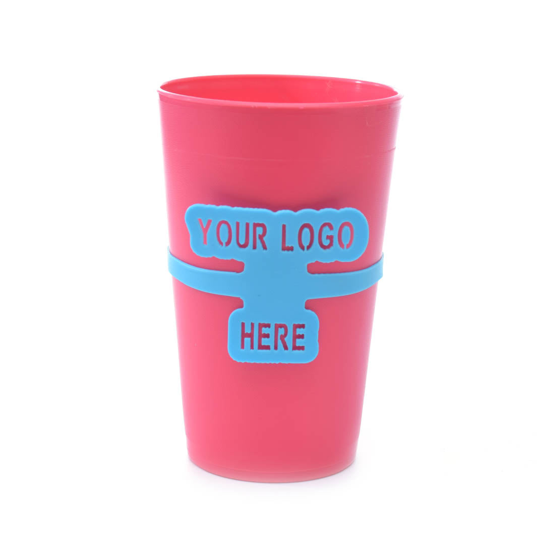 כוס עם לוגו ושם