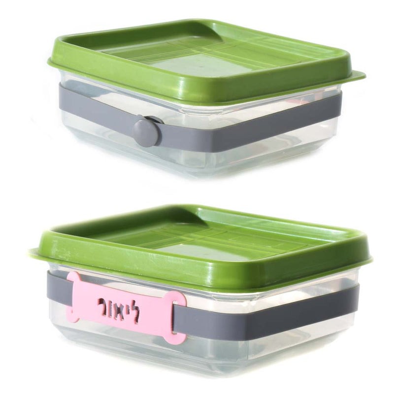 רצועה עם שם לקופסאות אוכל