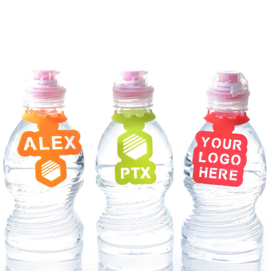 תווית סיליקון רב פעמית למיתוג בקבוקי מים מינרלים