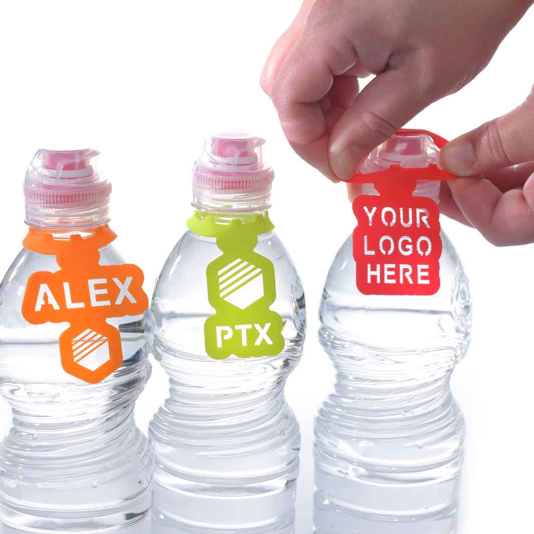 תווית סיליקון רב פעמית למיתוג בקבוקי מים מינרלים