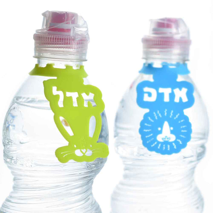 תג עם שם ואיור של חיה