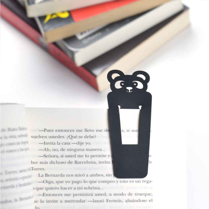 פנדה שחור סימניה לספר