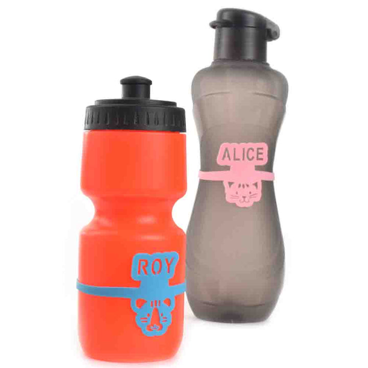 גומיה עם שם למיתוג בקבוקים ומימיות