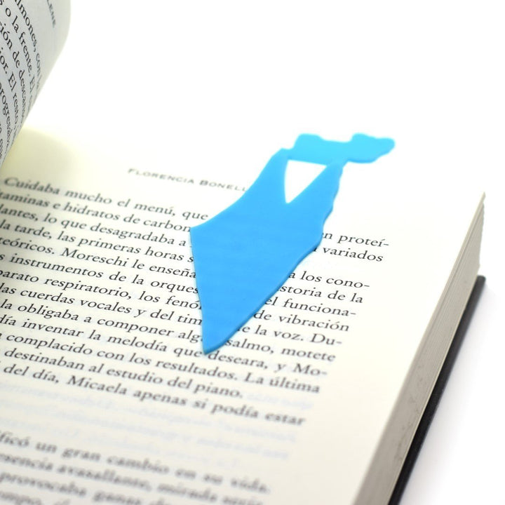 סימניה לספר בצורה של מפת ישראל