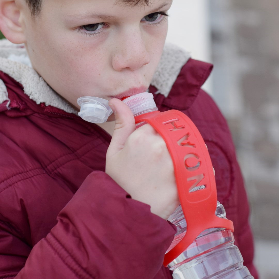 ידית מנשא מסיליקון ממותג לבקבוק מים