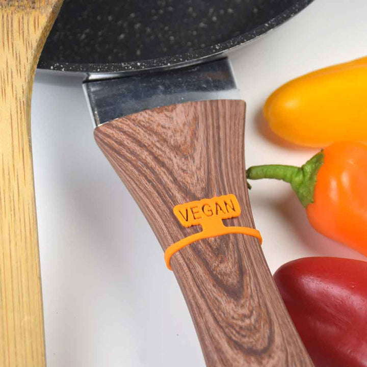 כלי בישול לטבעוניים, פתרון לסימון ובידול