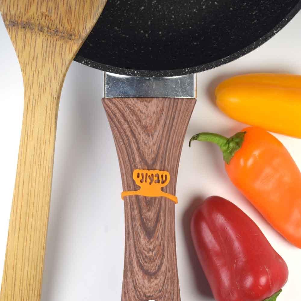 מחבת טבעוני עם סימון רב פעמי