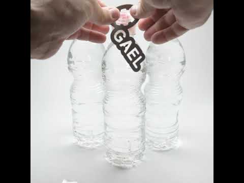 תווית סיליקון בעיצוב פירטים לבימון בקבוקי מים